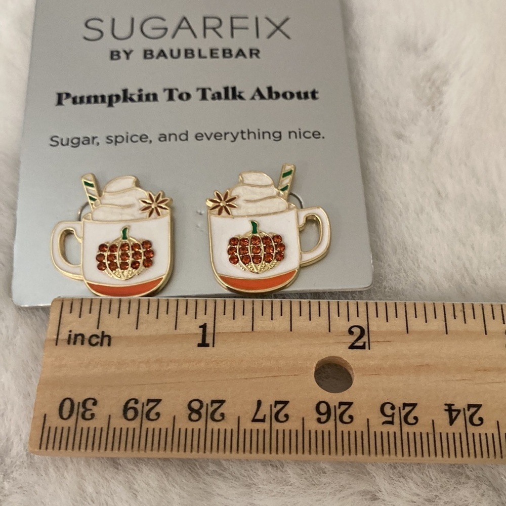 Sugarfix by Baublebar Pumpkin To Talk About Earrings - Picture 5 of 6